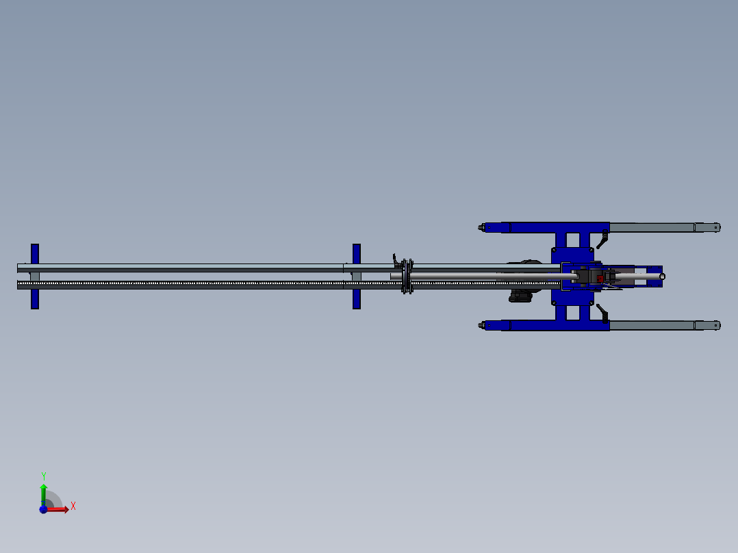 全自动数控弯管机床前视图
