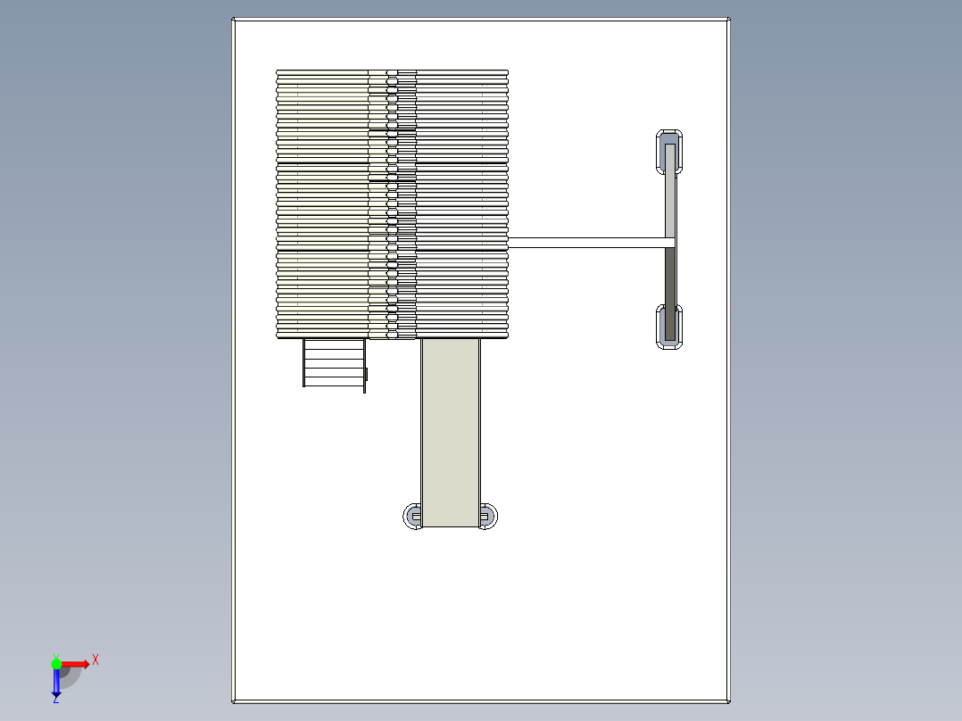 家庭游乐场花园儿童俯视图