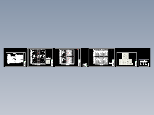 新疆现代智能育苗温室棚全套施工图