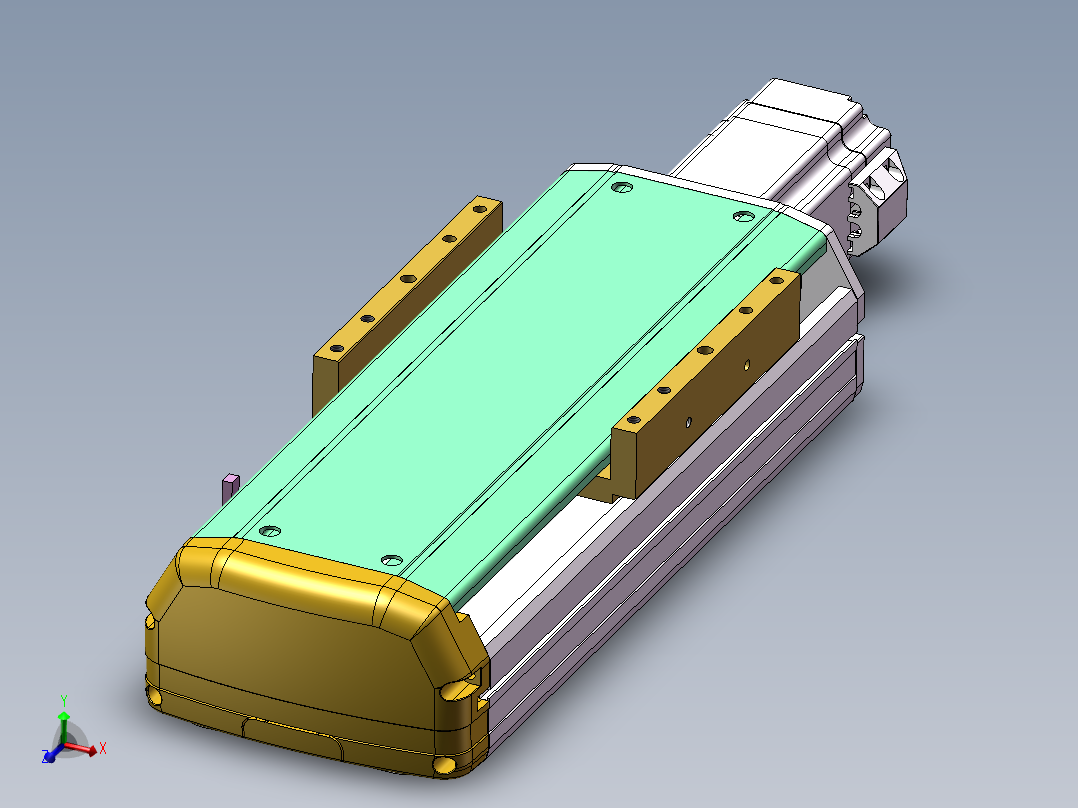 MTH丝杆半封闭模组MTH14-BC-60主视图