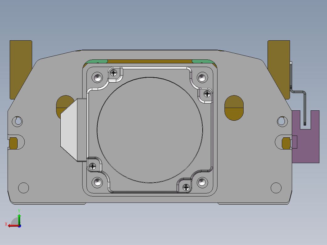 MTH丝杆半封闭模组MTH14-BC-60后视图