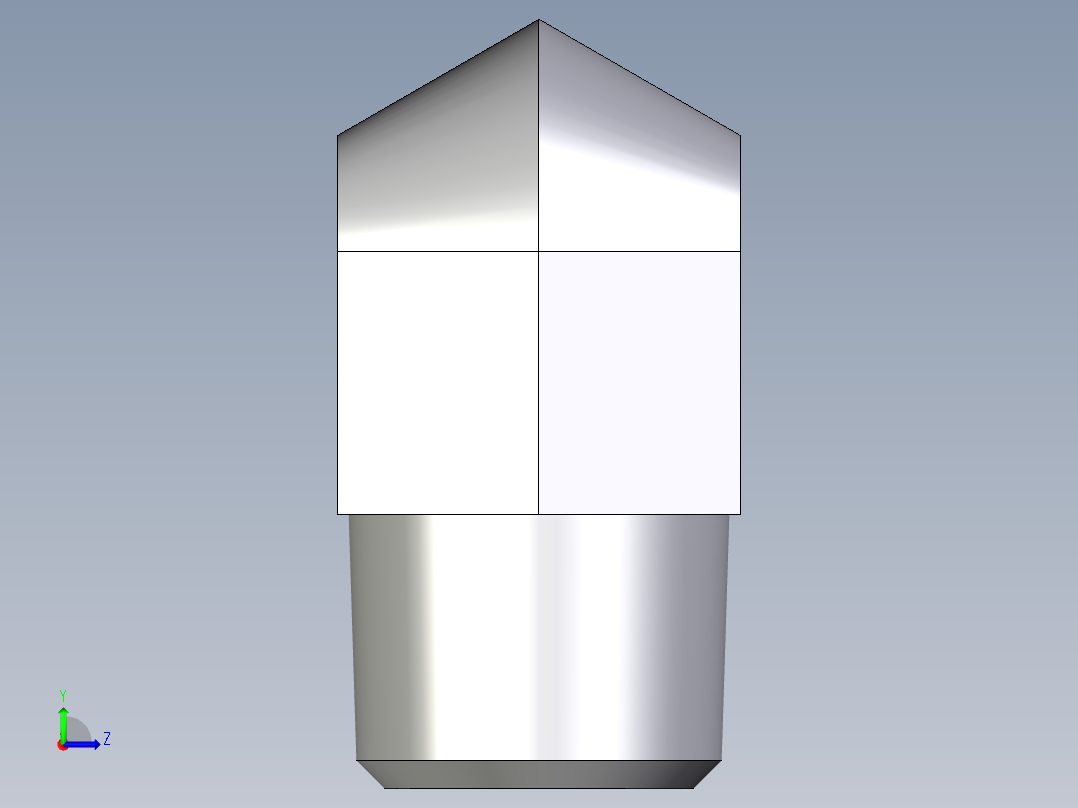 卡套式工业通用硬管接头EO_Male_stud_elbow_WE25S1NPT71X左视图