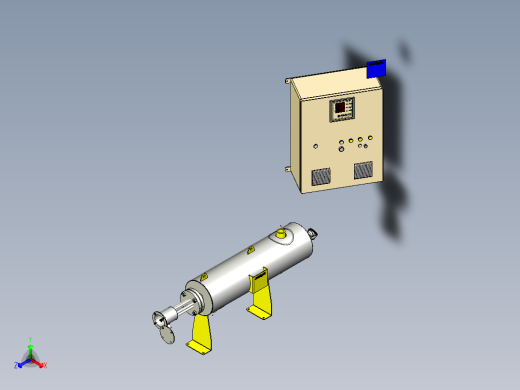 电加热器2正等轴测缩略图