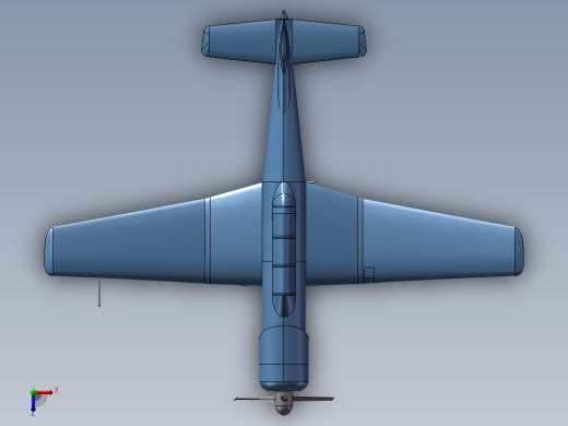 初教六 CJ-6 飞机俯视缩略图