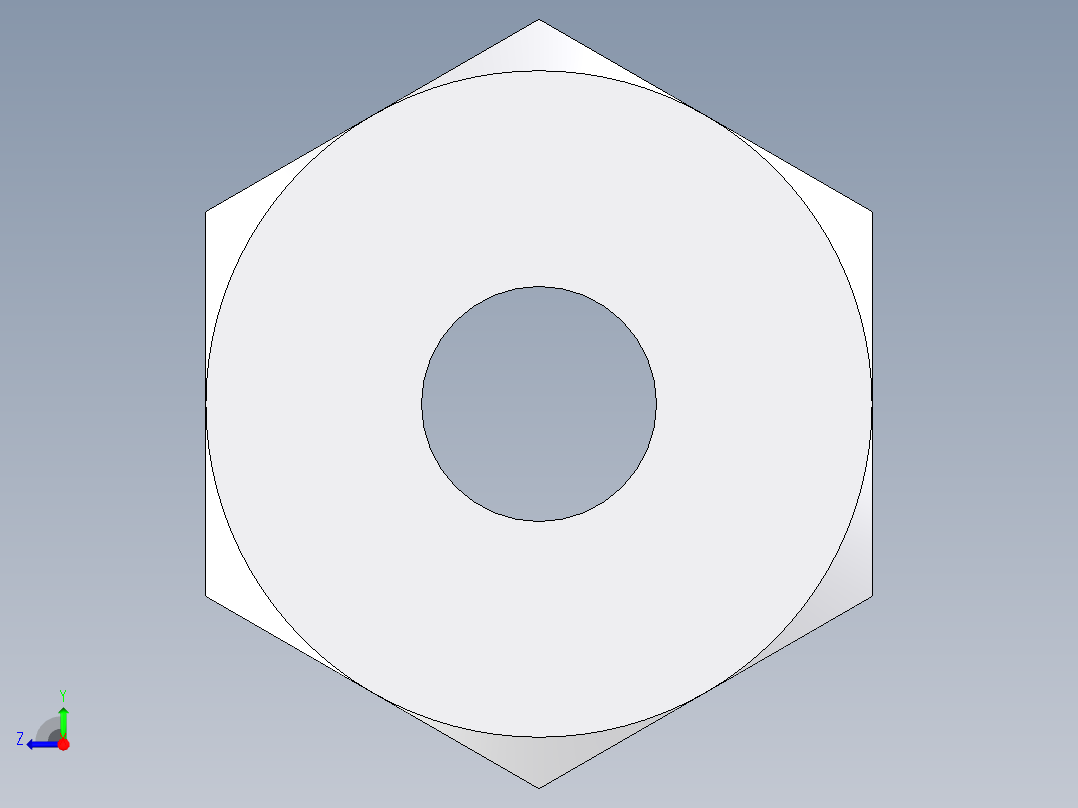 卡套式工业通用硬管接头EO_Nut_EO_24__Cone_end_M06SCFX右视图