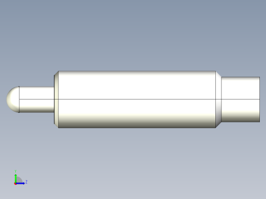 定位柱(重荷重)2207-3D多系列多零件图纸模型左视缩略图