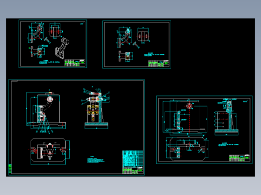 脚踏座托架加工工艺及钻顶部φ8孔夹具设计