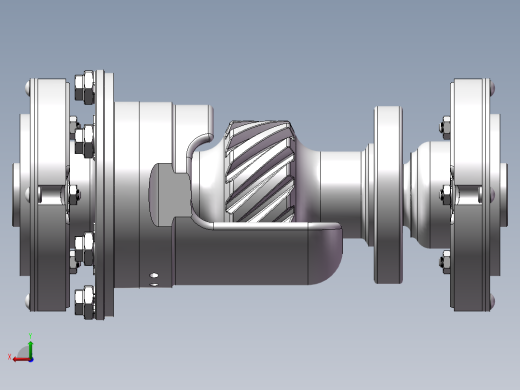 磁力驱动器设计模型后视缩略图