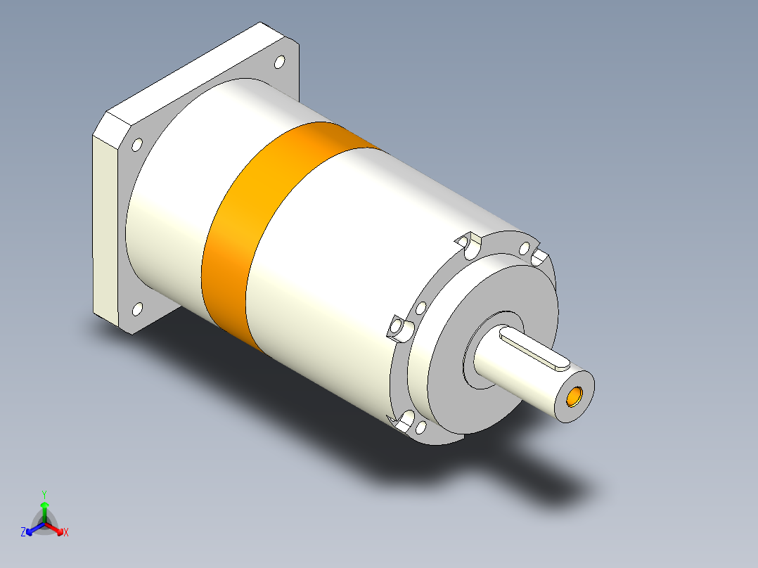 直齿PLE160-L3 35-114.3-200-M12.stp主视图