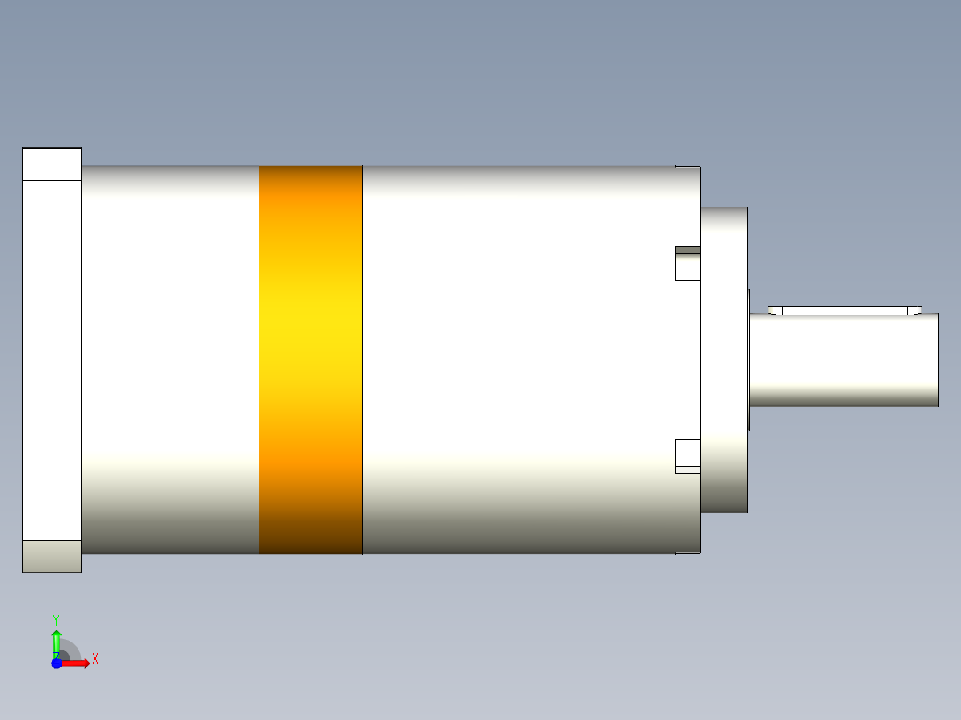 直齿PLE160-L3 35-114.3-200-M12.stp前视图