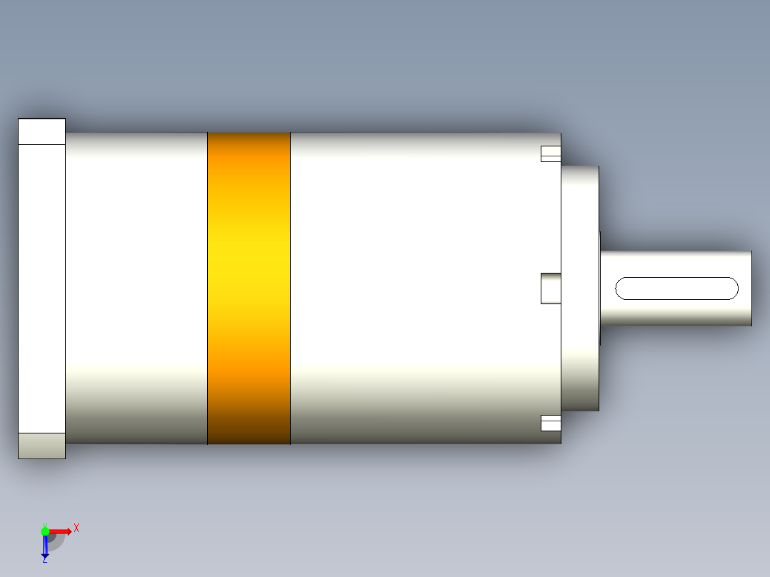 直齿PLE160-L3 35-114.3-200-M12.stp俯视图