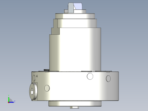 液压缸左视缩略图