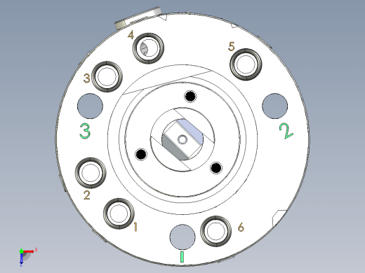 液压缸俯视缩略图