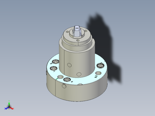 液压缸正等轴测缩略图