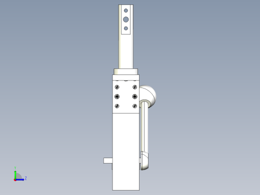 德克斯TUNKERS气缸数模SZV_1_40_Z_A12_TUENKERS左视缩略图
