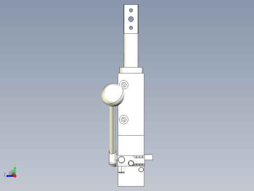 德克斯TUNKERS气缸数模SZV_1_40_Z_A12_TUENKERS右视缩略图