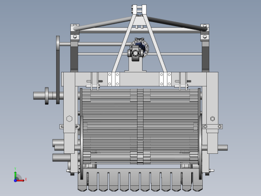 牵引机器模型前视缩略图