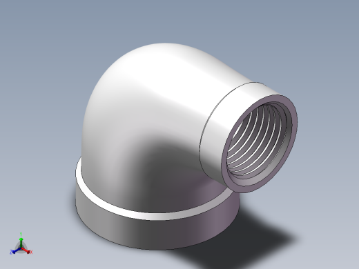 弯头-异径内丝 DN20-DN10