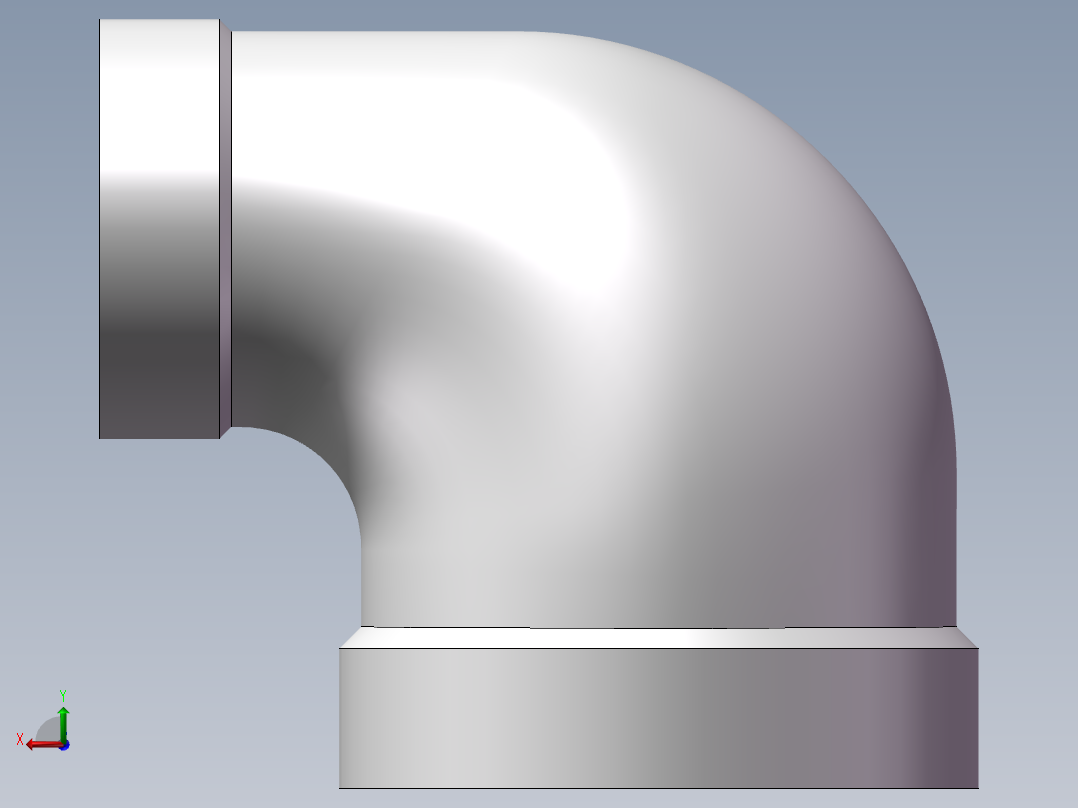 弯头-异径内丝 DN20-DN10后视图