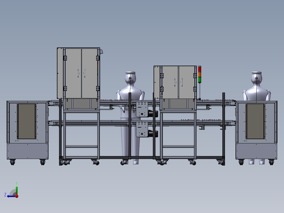非标自动化生产线右视图