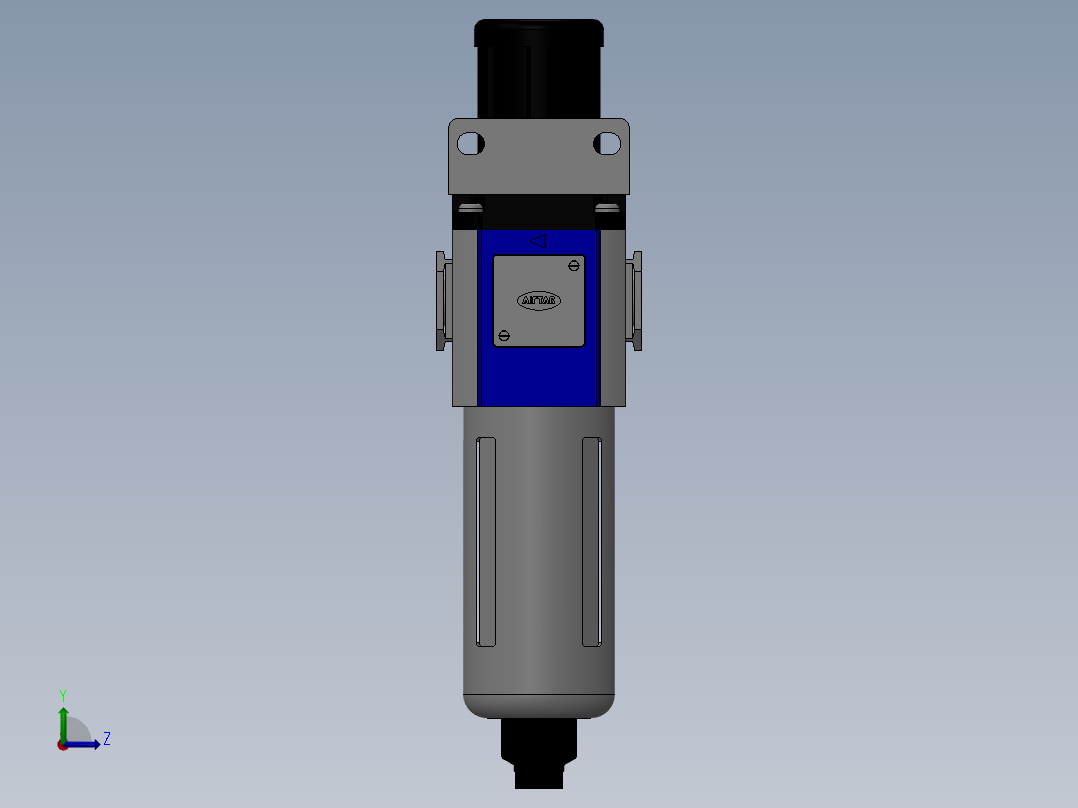 调压过滤器[亚德客]GFR30010F1左视图