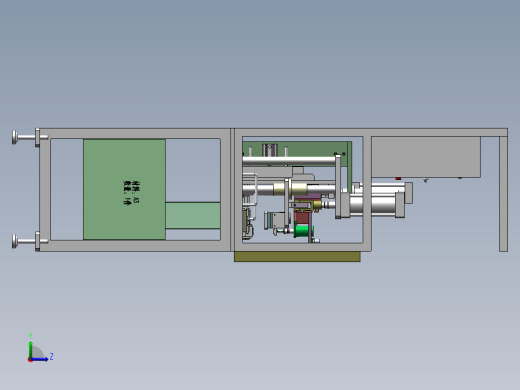 钻孔冲孔一体机（sw18可编辑+工程图+bom）左视缩略图