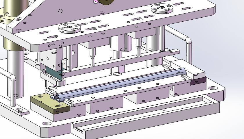 钻孔冲孔一体机（sw18可编辑+工程图+bom）