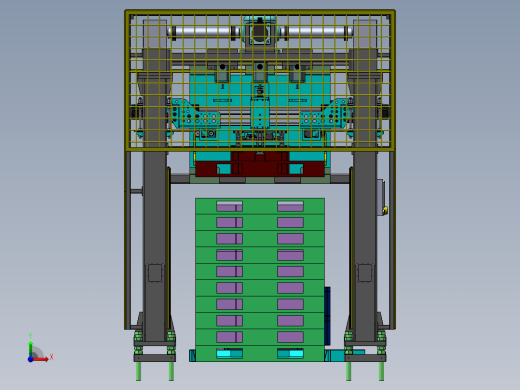 仓体式码垛机sw16可编辑前视缩略图