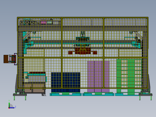 仓体式码垛机sw16可编辑左视缩略图