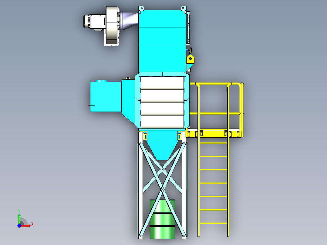 B3003282-除尘器 小型前视图
