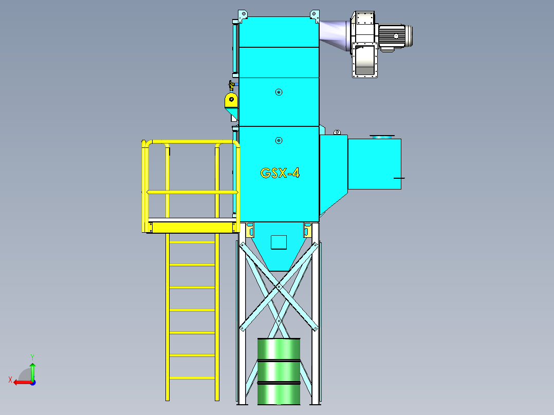 B3003282-除尘器 小型后视图
