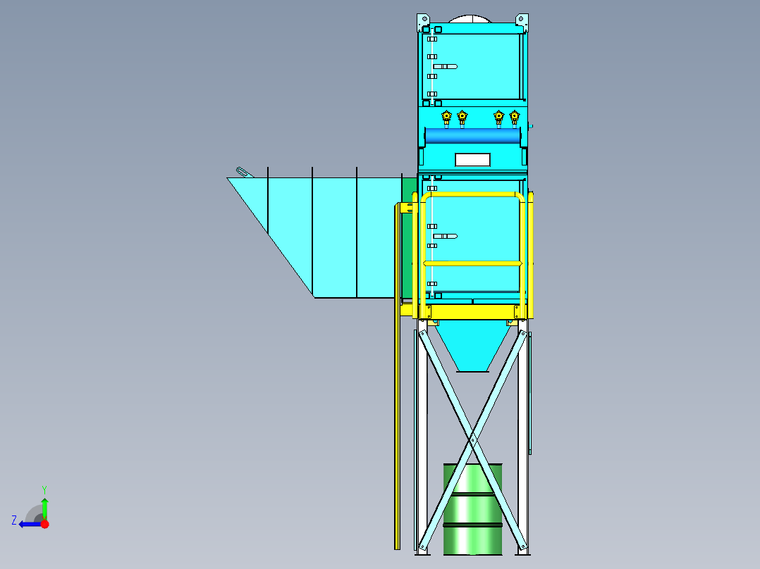 B3003282-除尘器 小型右视图
