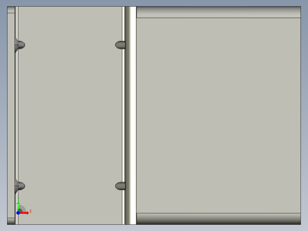 流利条定位器60AS-平接头1前视图