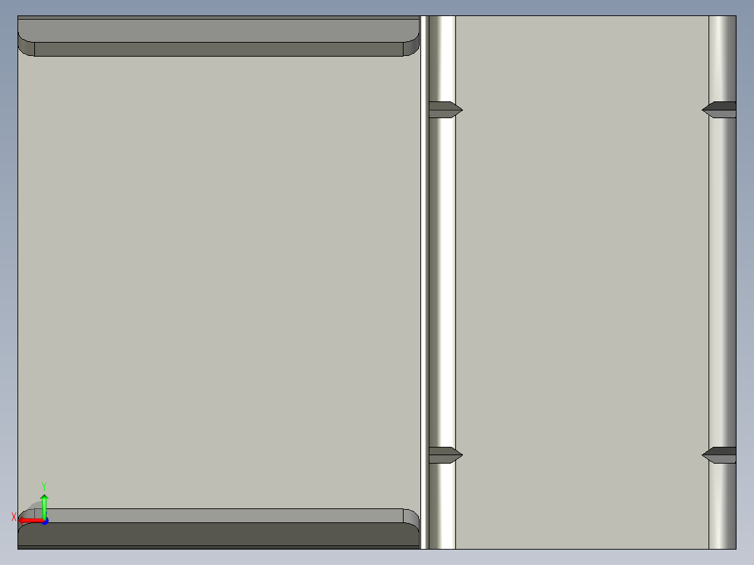 流利条定位器60AS-平接头1后视图