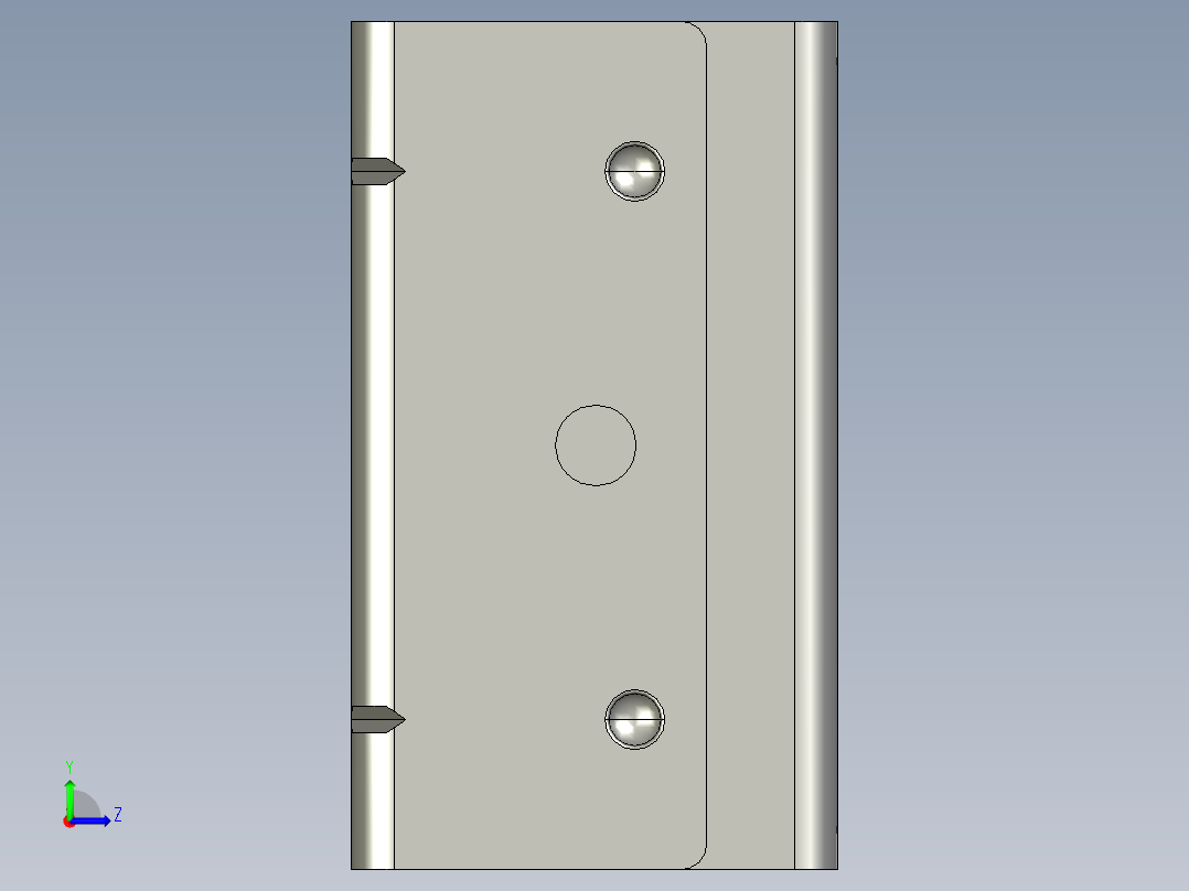 流利条定位器60AS-平接头1左视图