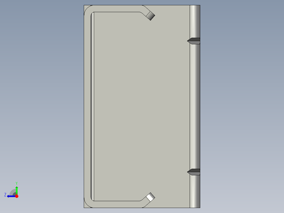 流利条定位器60AS-平接头1右视图