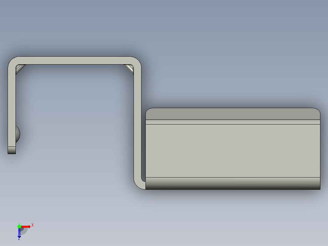 流利条定位器60AS-平接头1俯视图