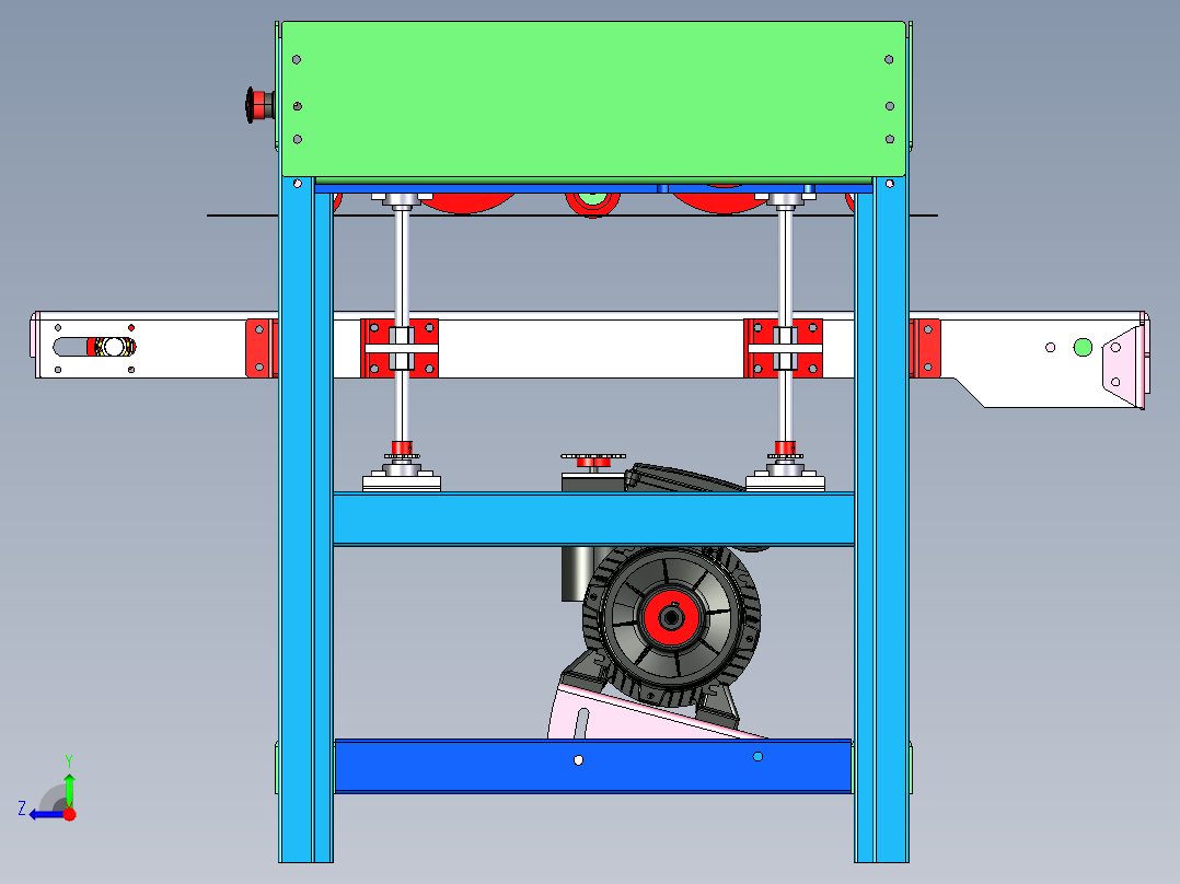 A2004302-zm-960双鼓砂光机右视图