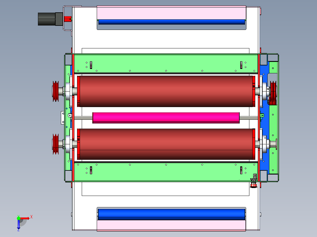 A2004302-zm-960双鼓砂光机俯视图