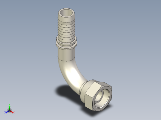 B2005099-1 BSP 内螺纹 90度 倾斜旋转软管接头