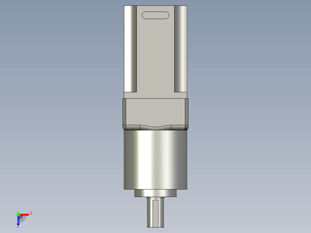 400W电机减速机总装俯视图