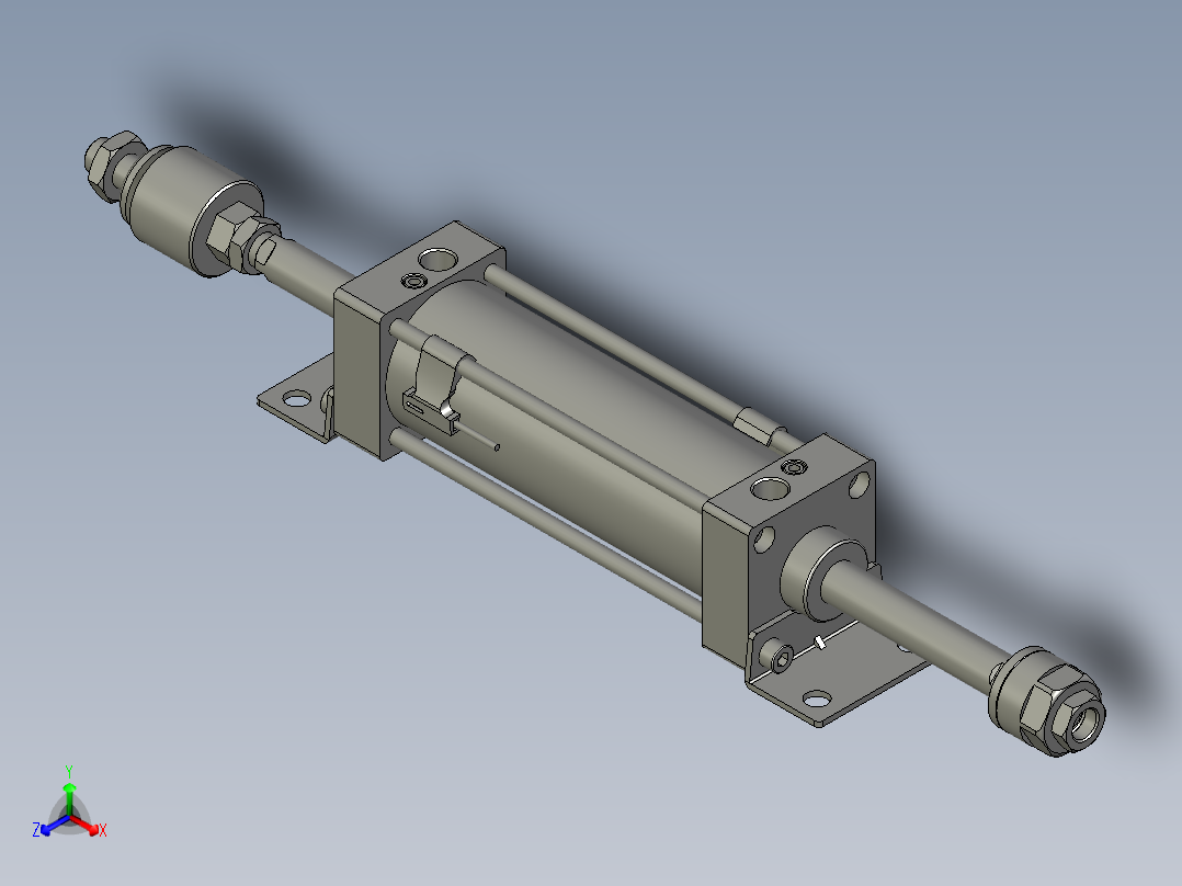 SCJ63x150-10SLB(0010)+(CMSG-2)H正等轴测图