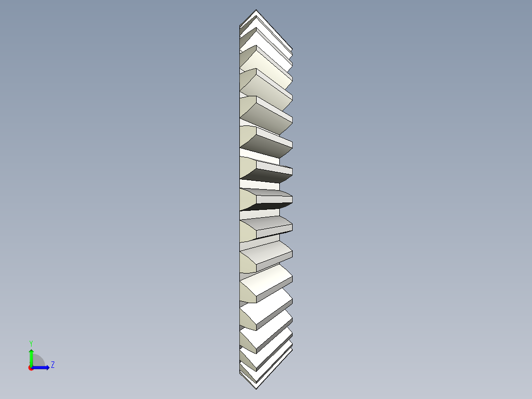 A0004032-34齿锥齿轮左视图