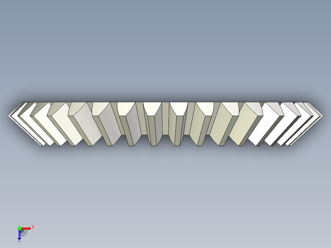 A0004032-34齿锥齿轮俯视图