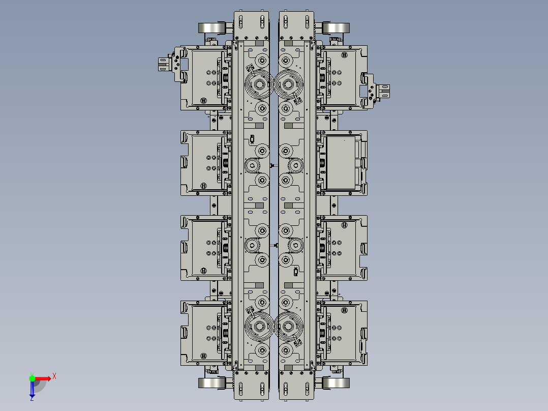 SAWH02-03200A0同步带搬运线(总)俯视图
