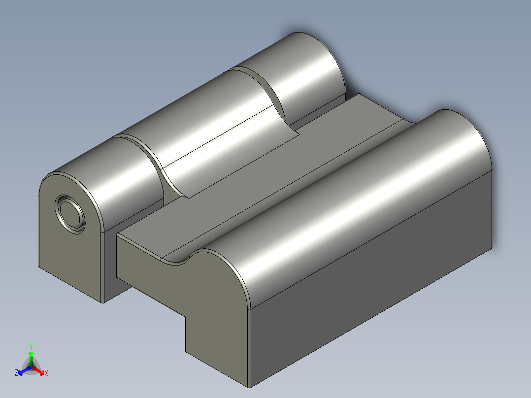 PK-KX生久CL234铰链PK-KXJ-AT主视图