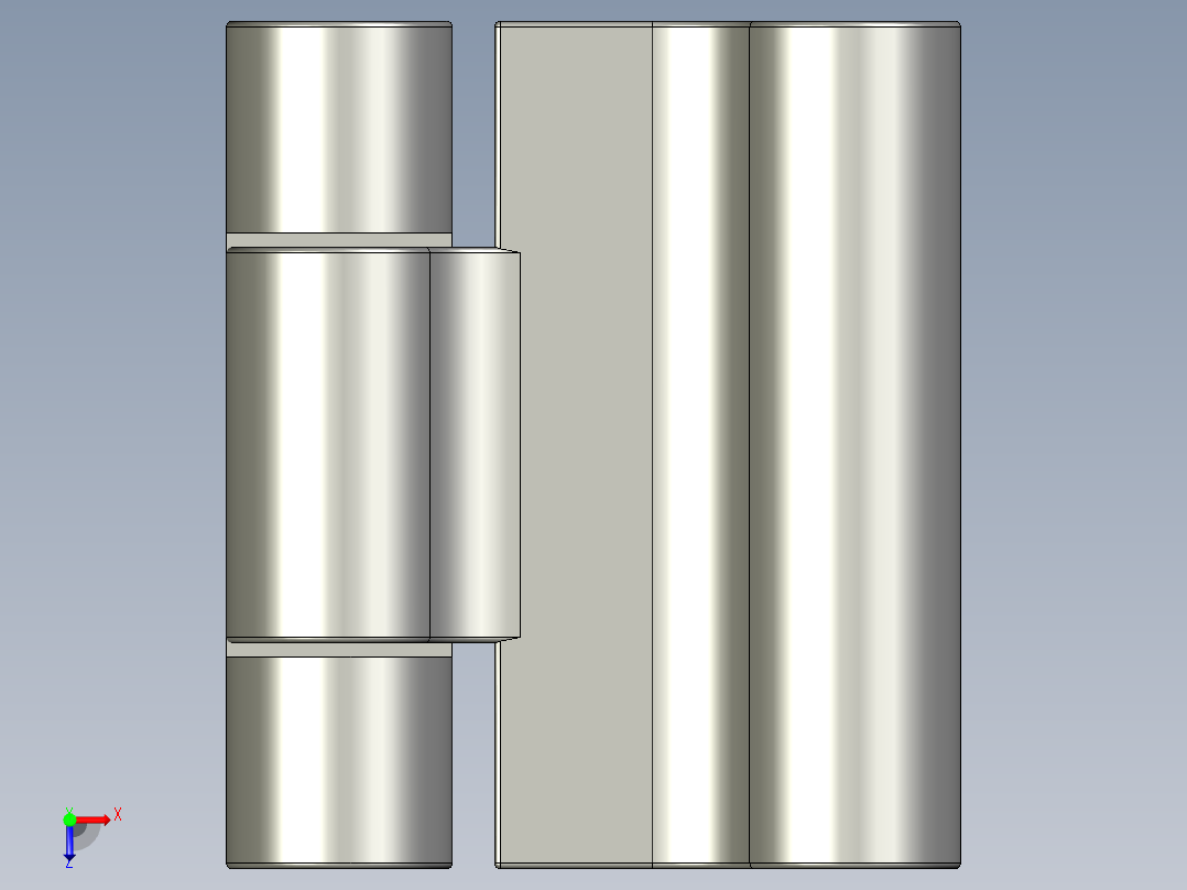 PK-KX生久CL234铰链PK-KXJ-AT俯视图