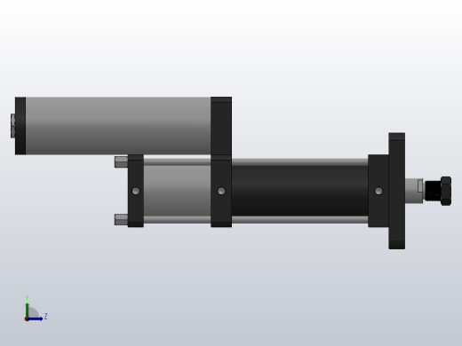 MPT-13T系列标准型[MPT-100-200-5-13T-M2-S1-0°]气压增压缸左视缩略图