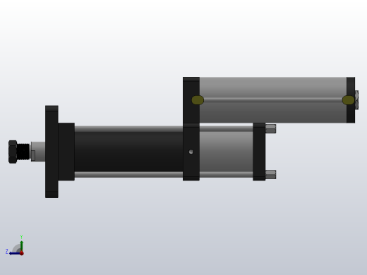MPT-13T系列标准型[MPT-100-200-5-13T-M2-S1-0°]气压增压缸右视缩略图