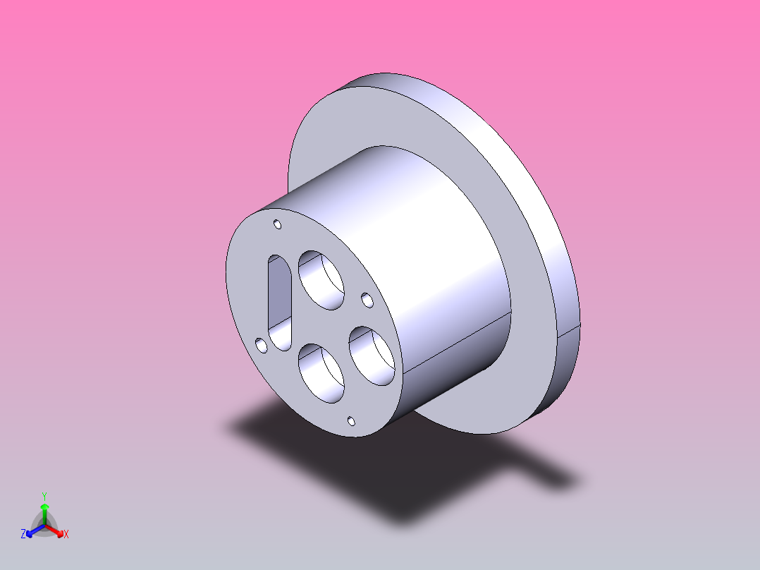 拉深凸模，落料凹模主视图